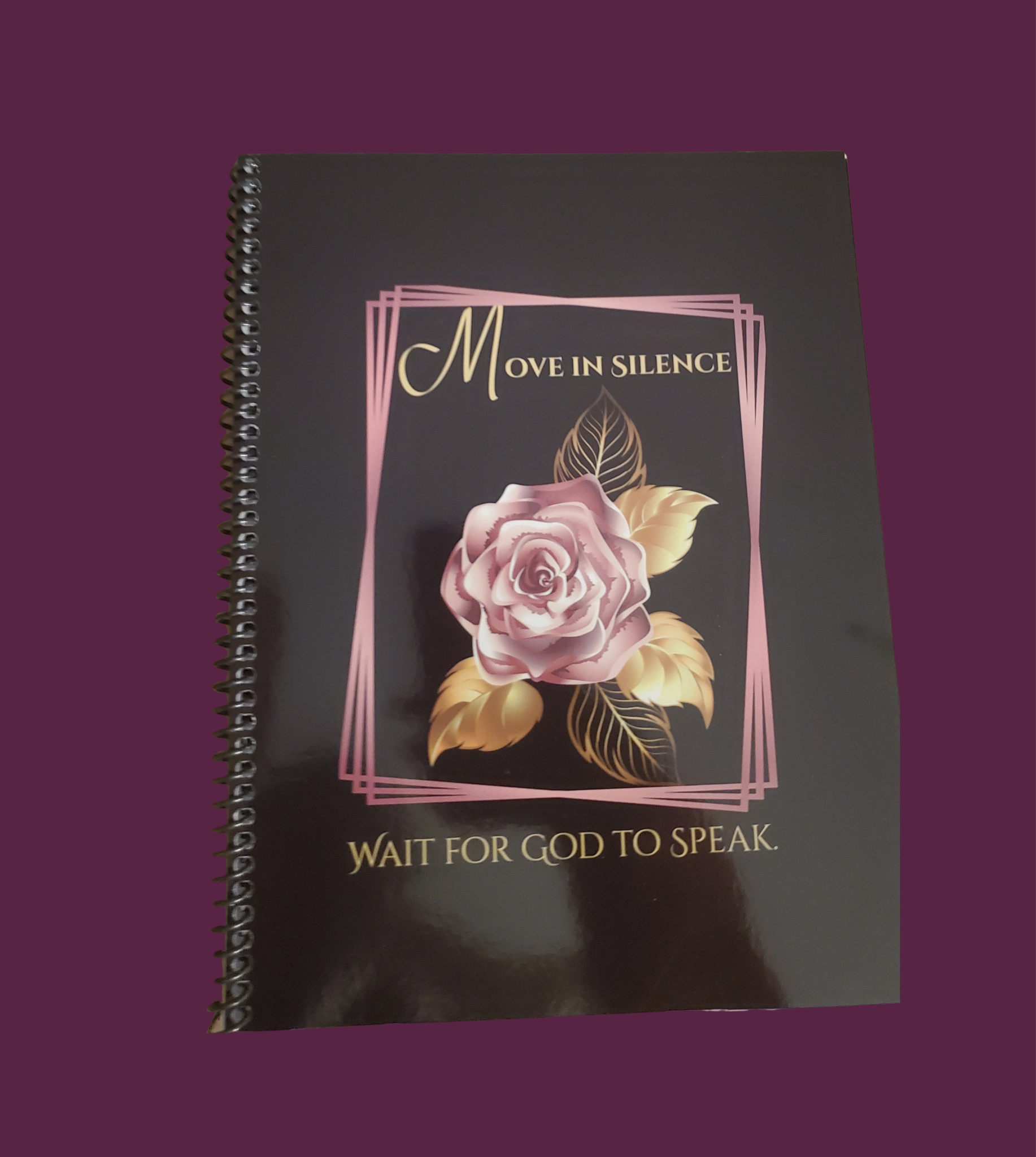 Move in Silence – 30-Day Spiritual Reflection Journal Coil Style