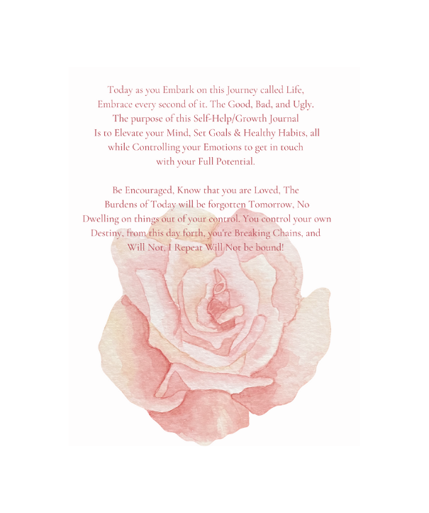 Self-Help Journal – Affirmations & Weekly Planner