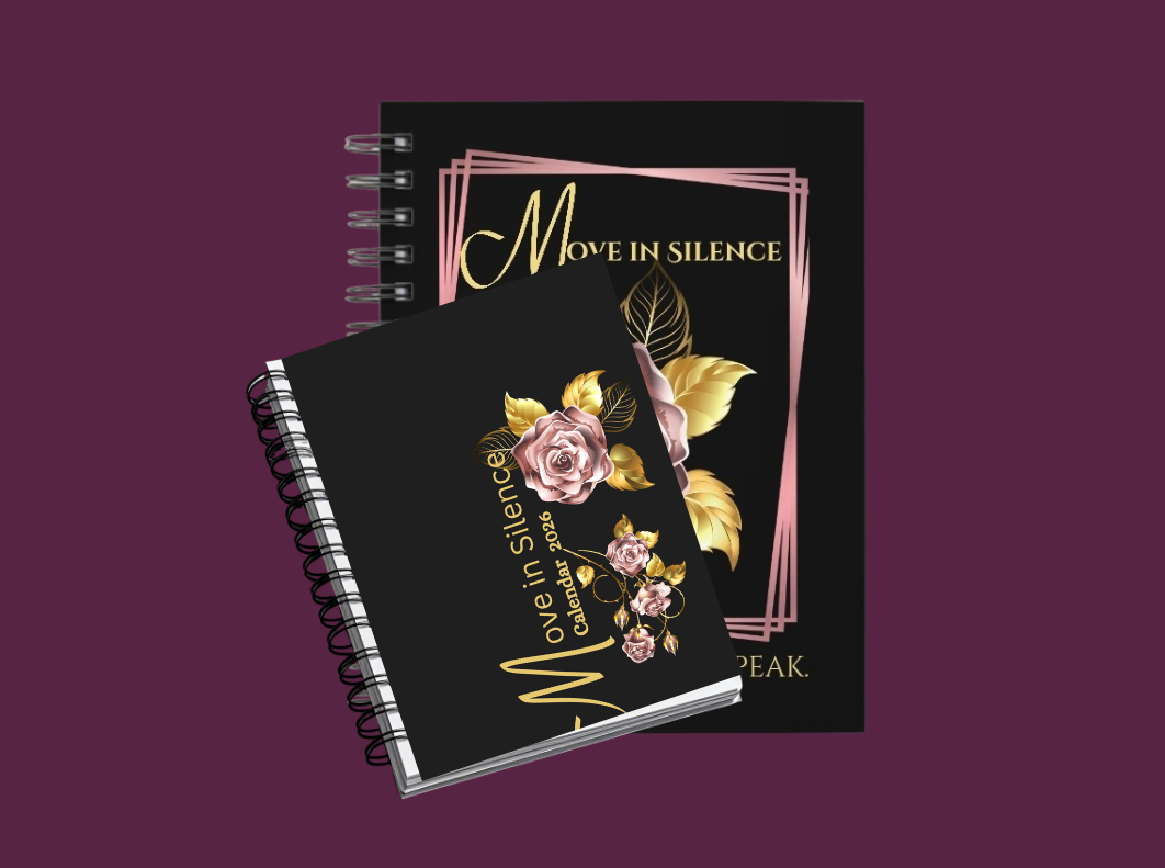 Move in Silence Journal and Calender Bundle Coil style