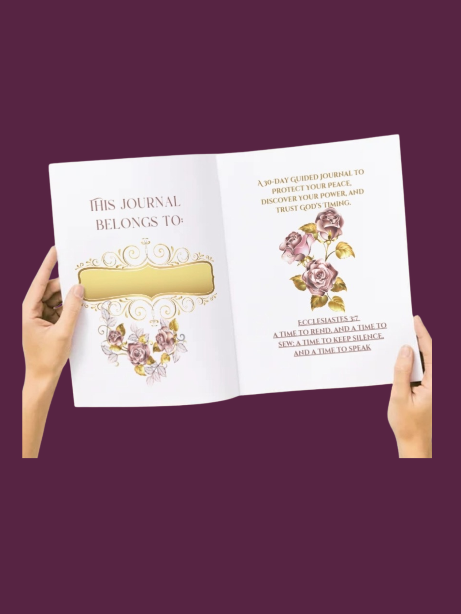 Move in Silence – 30-Day Spiritual Reflection Journal Coil Style